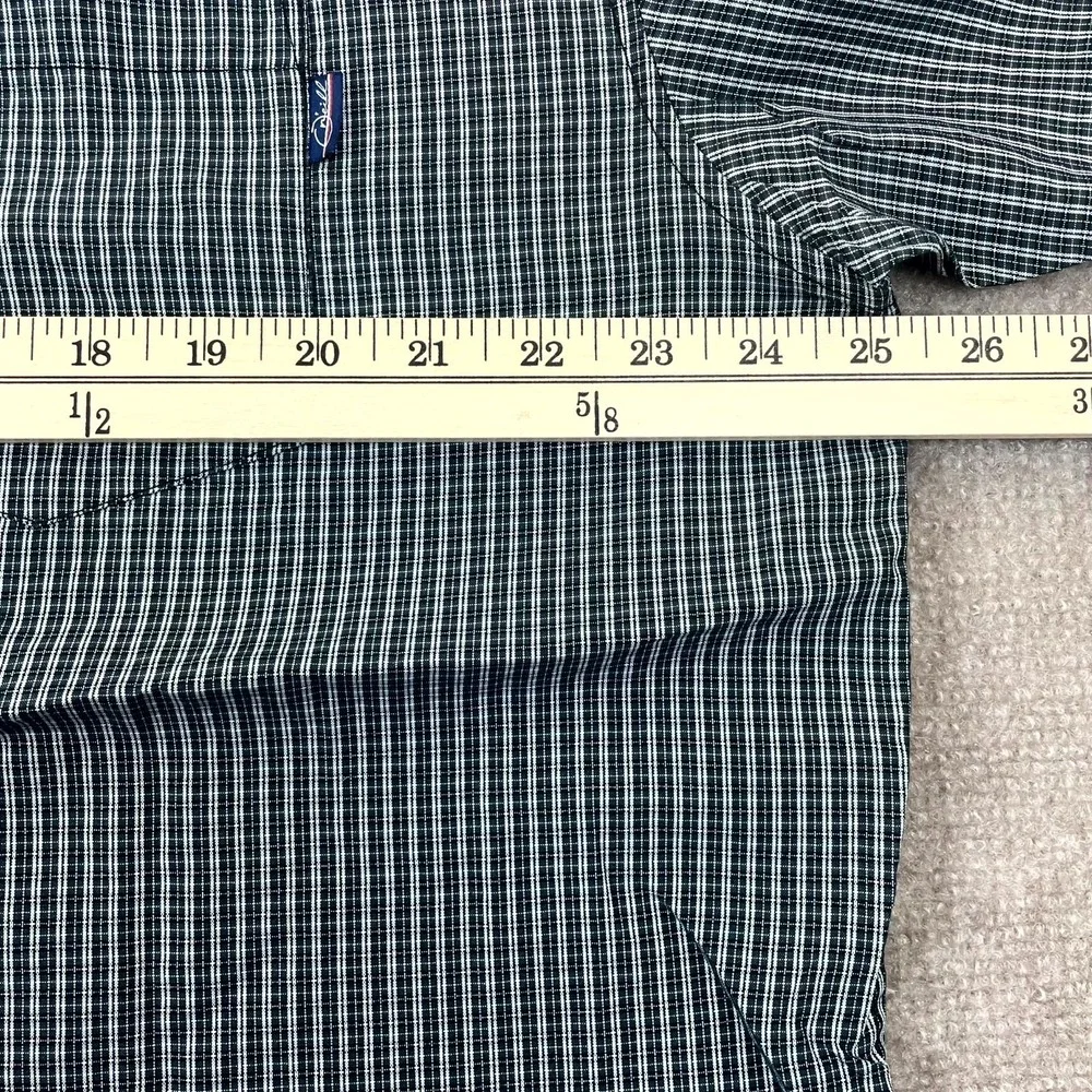 Jack O'Neill Casual Shirt Men 2XL Black Plaid Short Sleeve Classic Fit Button Up
